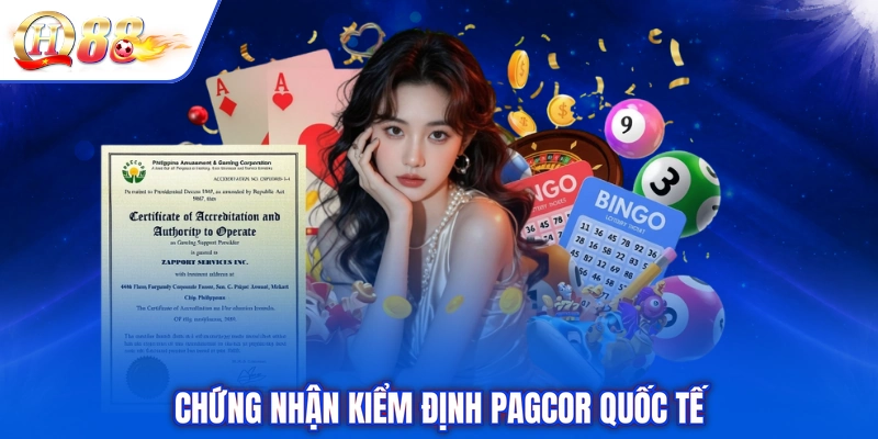 Chứng nhận kiểm định PAGCOR quốc tế